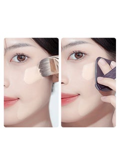 BONITO Flat-Head Makeup Brush, Wide Liquid Foundation Brush, Cleansing Brush, Concealer Brush, Luxury Fiber Bristle, Face Makeup Tool  - Image 5