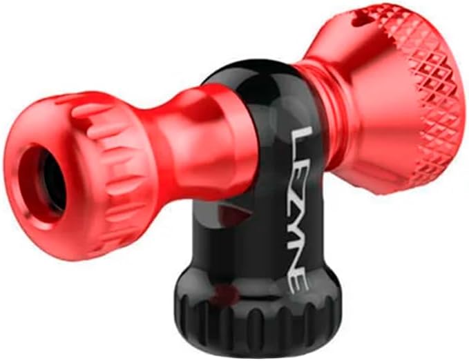 LEZYNE Control Drive CO2 Bike Tire Inflator - Presta & Schrader Compatible Aluminum CO2 Inflation Pump with Twist Control Valve - Fits Threaded Cartridges, Protective Neoprene Sleeve Included - Image 3