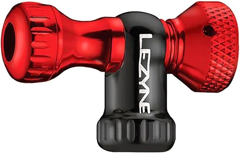LEZYNE Control Drive CO2 Bike Tire Inflator - Presta & Schrader Compatible Aluminum CO2 Inflation Pump with Twist Control Valve - Fits Threaded Cartridges, Protective Neoprene Sleeve Included - Image 2