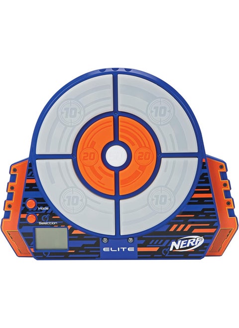 هدف NERF Elite الرقمي باللون الأزرق/البرتقالي