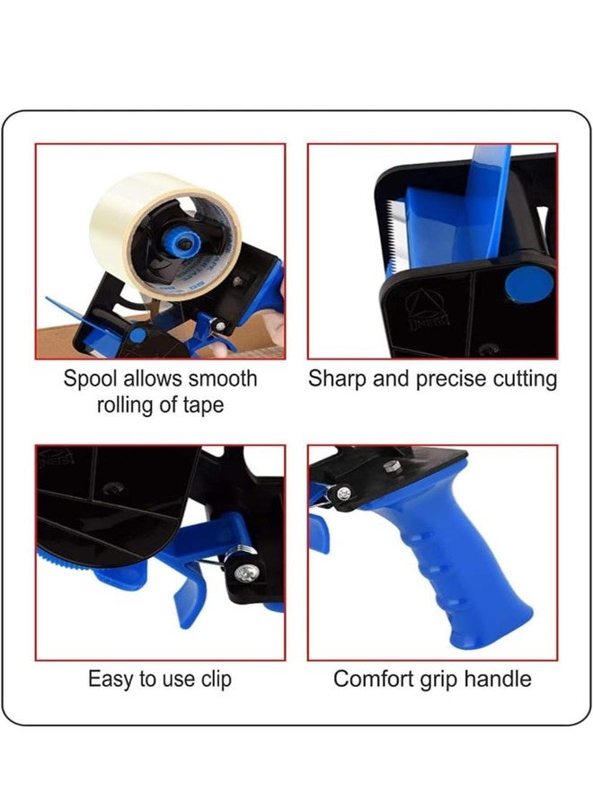 MHK Ikon Manual Hand Operated Tape Dispenser with 2 Inches PVC Transparent Tape Roll (50 mm and 2 Inch) - Image 3
