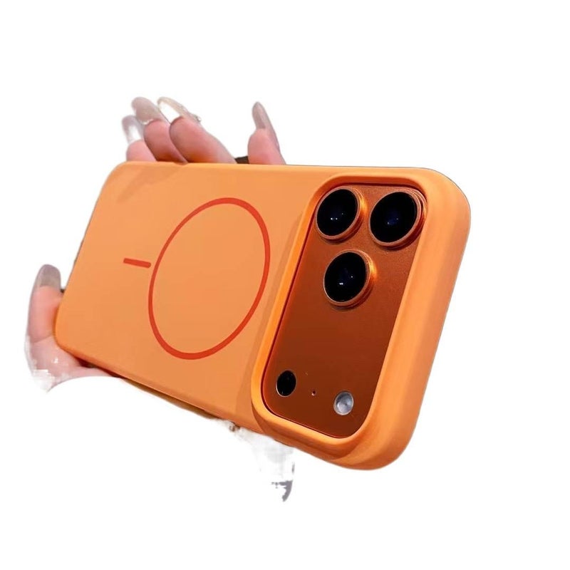 Silicone MagSafe Case for iPhone 13 with Shockproof and Drop Protection plus Shockproof plus Kickstand plus Strong Magnetic in Lavender - Image 3