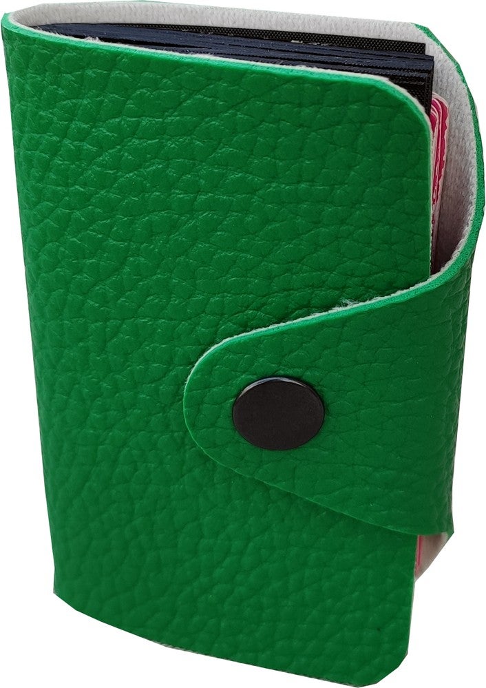 Kemer Dünyası Unisex 10 Compartment New Small Mold Accordion Leather Credit Card Holder Wallet  - Image 3