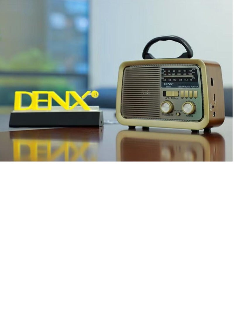 Denx Three channel USB radio with Bluetooth AUX TF card flash disk  - Image 3