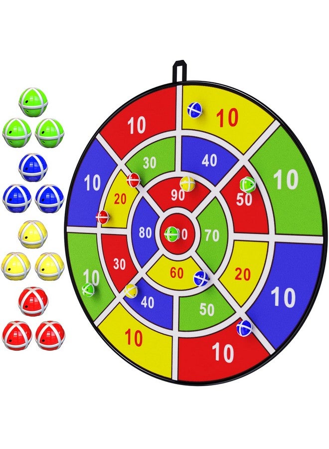 Bootaa 29" Large Dart Board for Kids, BooTaa Kids Dart Board with 12 Sticky Balls, Boys Toys, Indoor/Sport Outdoor Fun Party Play Game Toys, Birthday Gifts for 3 4 5 6 7 8 9 10 11 12 Year Old Boys Girls - Image 1