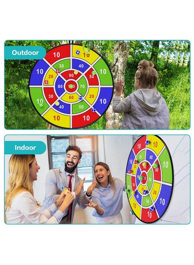 Bootaa 29" Large Dart Board for Kids, BooTaa Kids Dart Board with 12 Sticky Balls, Boys Toys, Indoor/Sport Outdoor Fun Party Play Game Toys, Birthday Gifts for 3 4 5 6 7 8 9 10 11 12 Year Old Boys Girls - Image 3