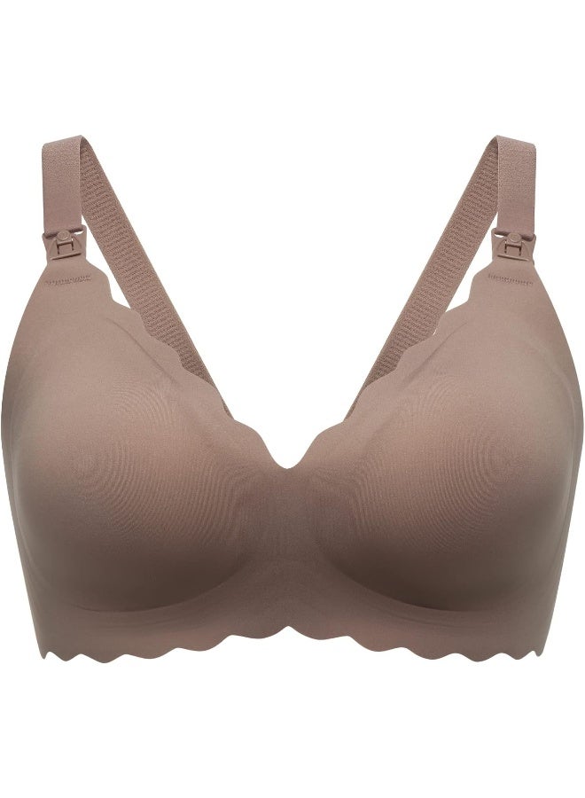 مام كوزي حمالة صدر للأمومة والرضاعة - جيلي ستريب - YN46 - بني غامق - كبير - Image 1