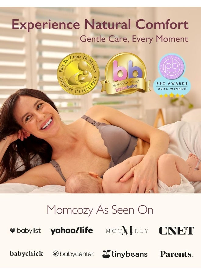 مام كوزي حمالة صدر للأمومة والرضاعة - جيلي ستريب - YN46 - بني غامق - كبير - Image 4