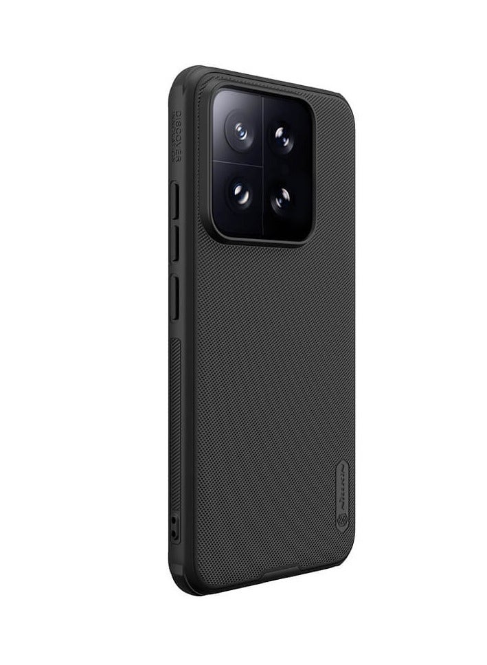 Nillkin Super Frosted Shield Pro Series Cover Case Designed For Xiaomi 14 - Black - Image 3