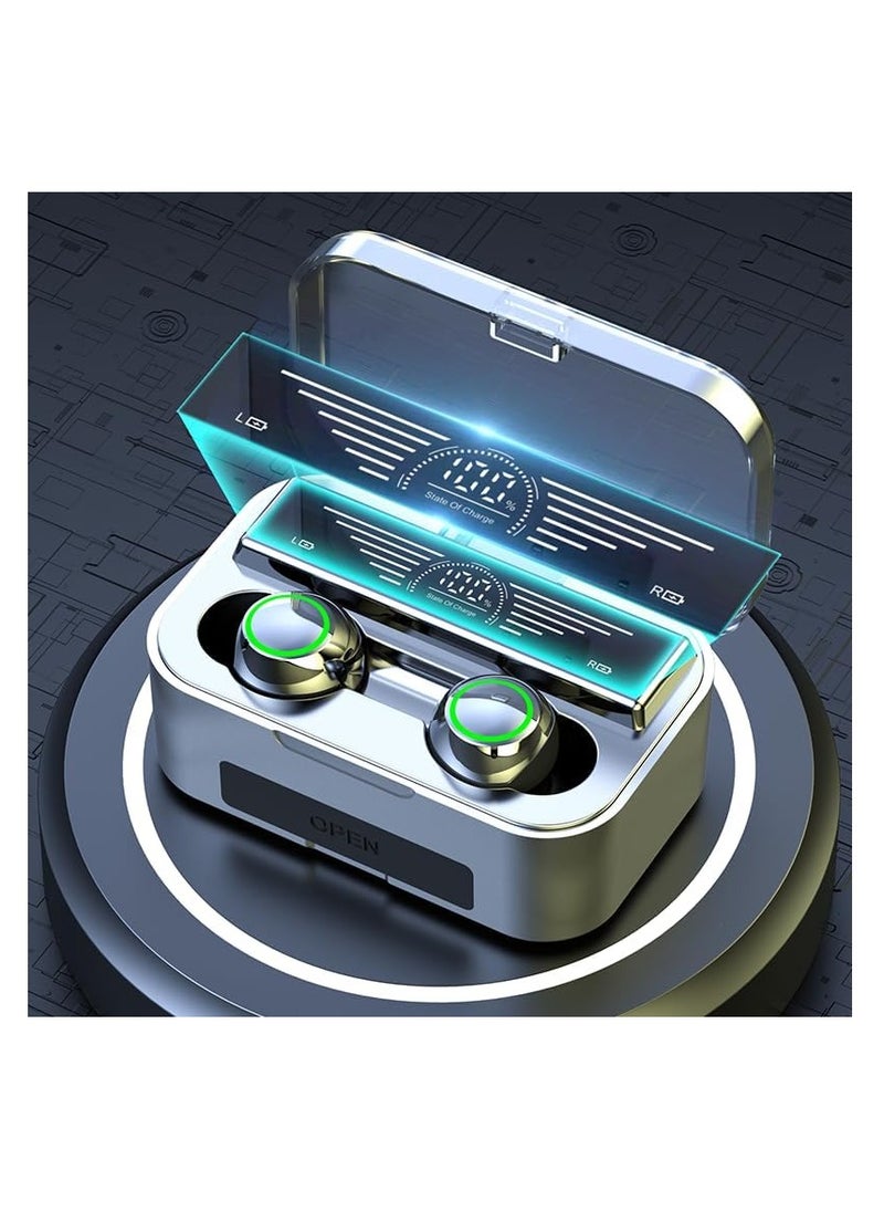 Generic - Wireless Bluetooth Earbuds + Charging Case | IPX4 Sweatproof | Bluetooth 5.2 Connection, LED Power Display Charging Case In-ear Earbuds with Microphone for Android Phone Games - Image 1