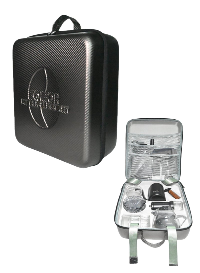 EqiEch V60 Coffee Maker Set,14-Piece Drip Coffee Maker Set,Hand Drip Coffee Set with Portable Carry Case,Manual Pour Over Coffee Maker Set with Coffee Scale,Coffee Pot,Coffee Filter,for Coffee Lover - Image 2