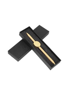 Sonew Adjustable Compass Eyebrow Ruler Stainless Steel Eyebrow Positioning Makeup Measuring Tool (Gold)  - Image 3
