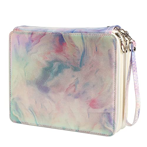 Lbxgap 120 Slots Pencil Bag Organizer with Zipper for Watercolor Pens or Markers, Pencil Case Organizer for Artist - Image 1