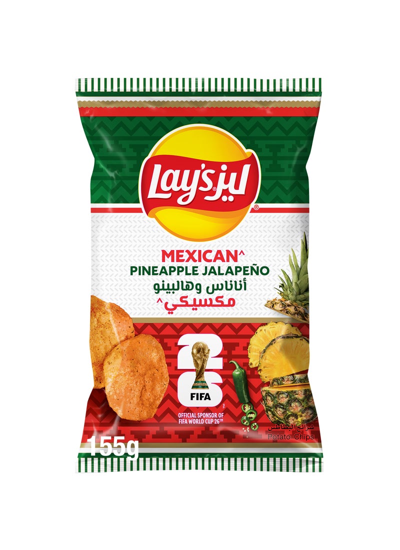 Lay's Mexican Pineapple Jalapeno Potato Chips - Image 1