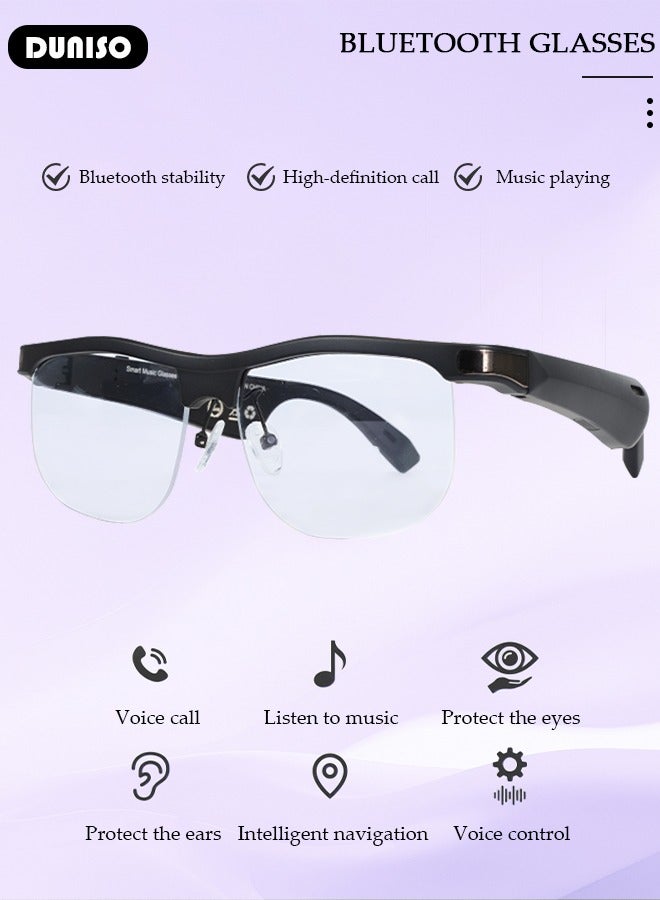 Bluetooth Audio Smart Glasses, Blue Light FilterPolarized Lenses for All Smart Devices Voice Assistant，Bluetooth Audio Glasses for Women and Man，Fashionable and Comfortable, Indoor Outdoor Entertain - Image 3
