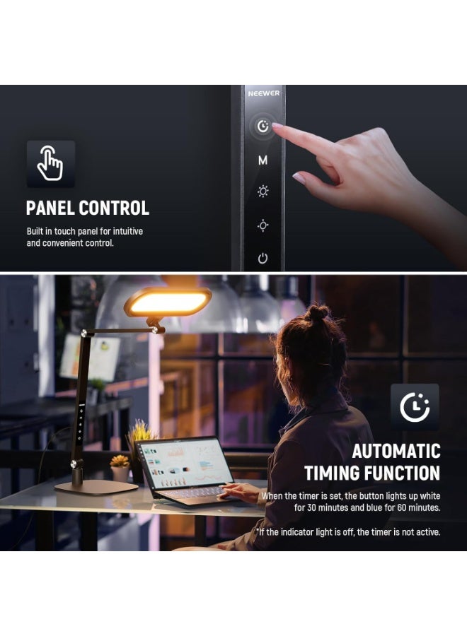 Neewer Basics Desktop Full Screen Light FR16 – LED Video Lighting Panel For Desk Setup, Streaming, Video Calls, Content Creation And Home Office Lighting - Image 5