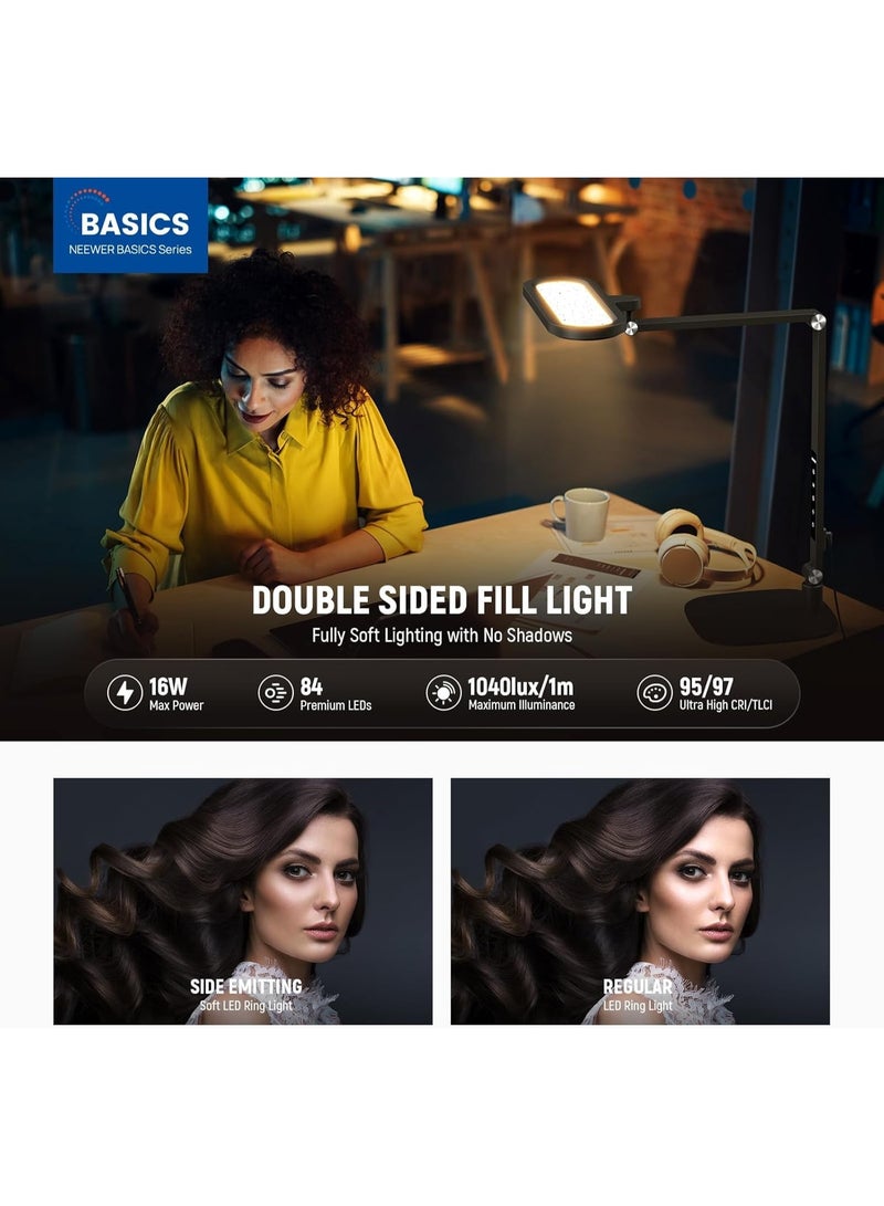 Neewer Basics Desktop Full Screen Light FR16 – LED Video Lighting Panel For Desk Setup, Streaming, Video Calls, Content Creation And Home Office Lighting - Image 3