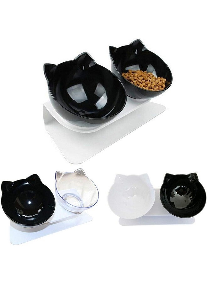 Emily Pets Cat Bowls Elevated Cat Food Water Bowls Set, 15° Tilted Raised Cat Bowls, Anti Vomiting Cat Dish Pet Feeder Bowls With Stand For Indoor Cats And Small Dogs - Image 5