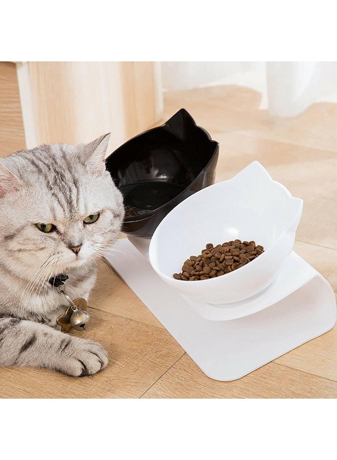 Emily Pets Cat Bowls Elevated Cat Food Water Bowls Set, 15° Tilted Raised Cat Bowls, Anti Vomiting Cat Dish Pet Feeder Bowls With Stand For Indoor Cats And Small Dogs - Image 3
