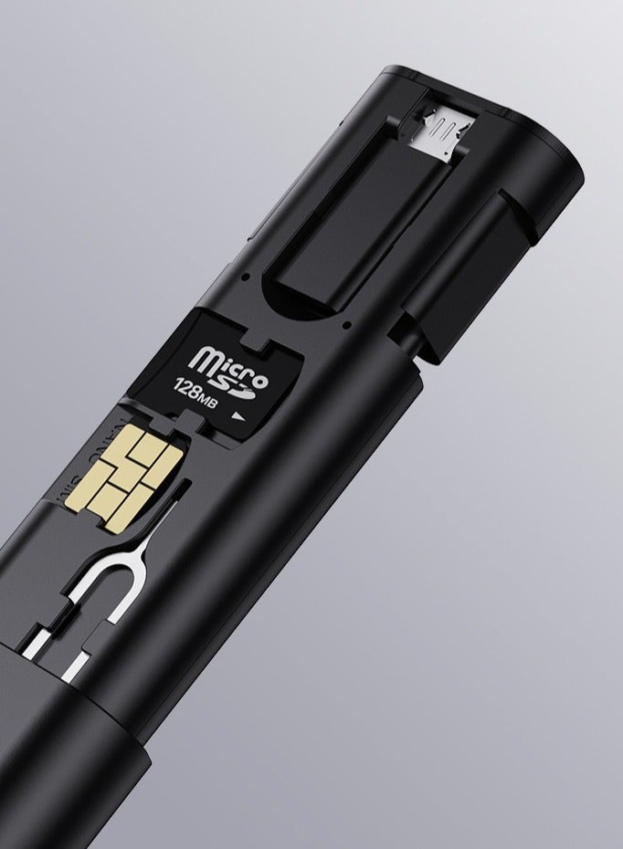 مجموعة كابل محول شحن USB متعدد، محول USB من نوع C إلى Lightning، مجموعة التحويل USB من النوع A إلى C ومن Lightning إلى Micro، مجموعة كابل شحن ونقل بيانات بقوة 60 واط، أداة إخراج صينية الشريحة، فتحات - Image 3