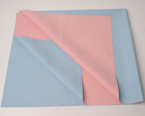 Dr BOHRRAS Baby Super Soft Solid Rubber Sheet Double Colour Blue Pink Sterilizable Non Allergic 90X200 Cm 2Mtr Full