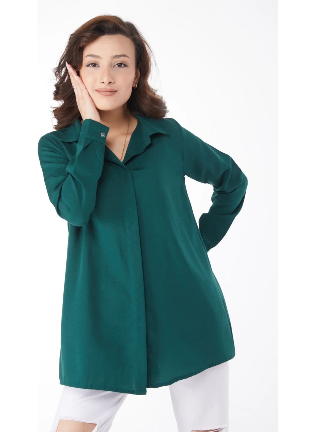 Tofisa 13129-ZUMRUT Shirt