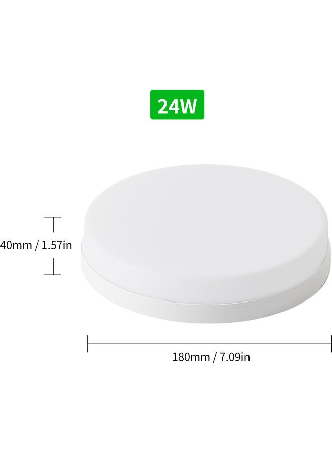 Loquat 24W Round LED Ceiling Light Warm White - Image 3
