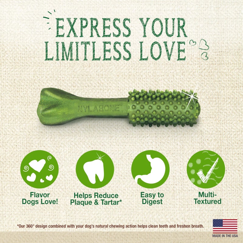 Nylabone Nutri Dent Dog Dental Chews - Natural Dog Teeth Cleaning & Breath Freshener - Dental Treats for Dogs - Fresh Breath Flavor, Small (28 Count) - Image 2