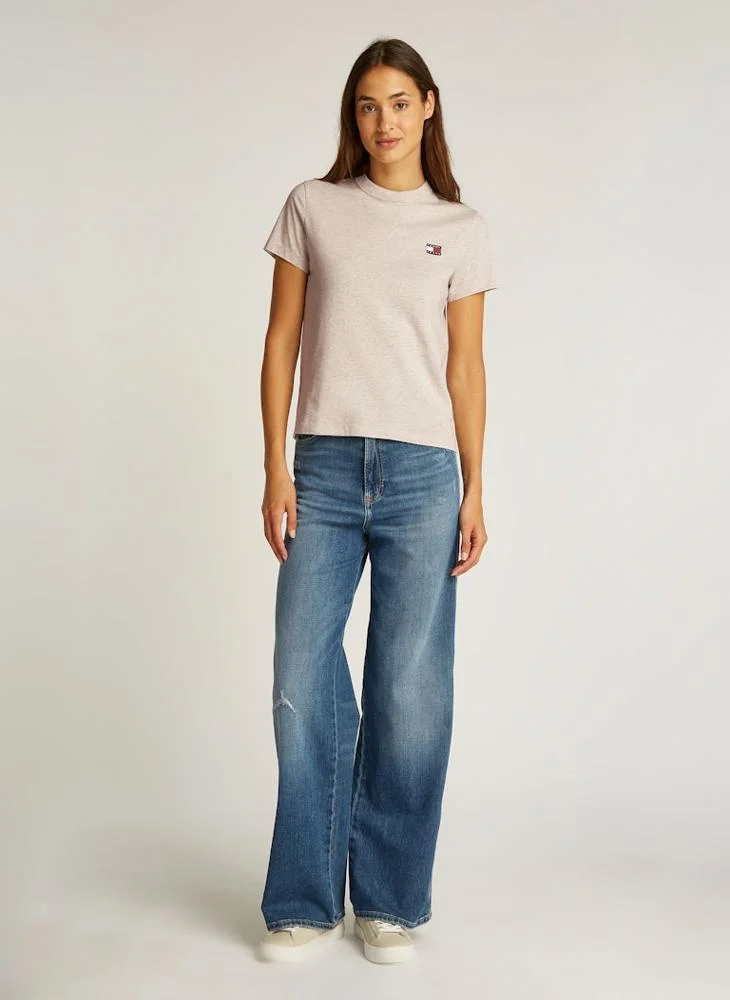 تومي جينز Crew Neck Logo T-Shirt