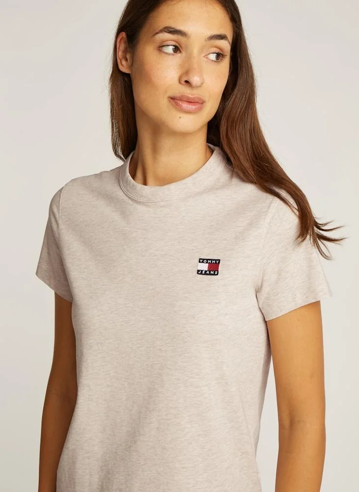تومي جينز Crew Neck Logo T-Shirt