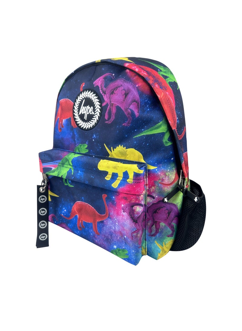 JUST HYPE Iconic Backpack - Multi Space Dinosaurs - Image 2