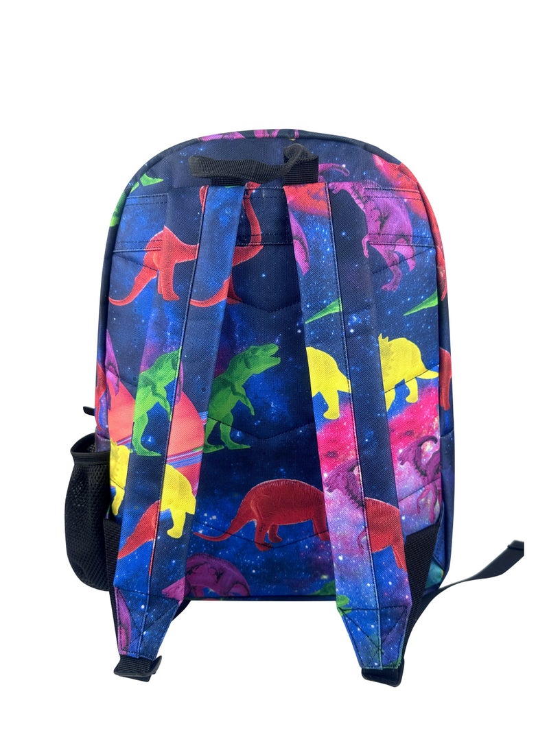JUST HYPE Iconic Backpack - Multi Space Dinosaurs - Image 4