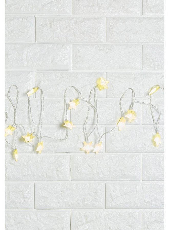 بينك كاكتوس شريط إضاءة بمصابيح LED على شكل نجوم أبيض - Image 5