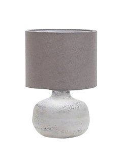 Micasa 60W E27 Base Scratch-Resistant Elegant Ceramic Table Lamp Silver and Grey 18 x 18 x 29.5 cm D4565 