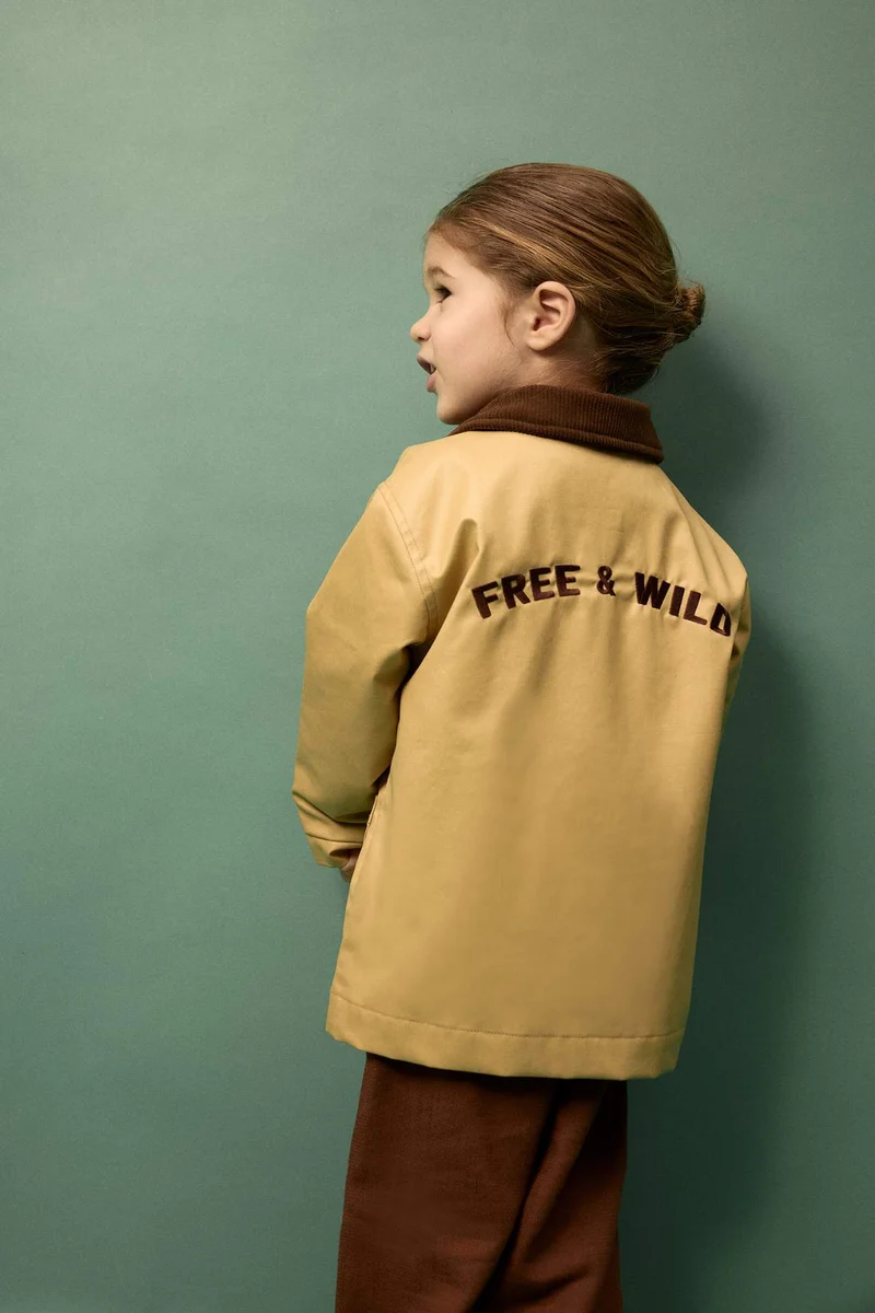 Defacto Baby Boy Contrast Collar Jacket
