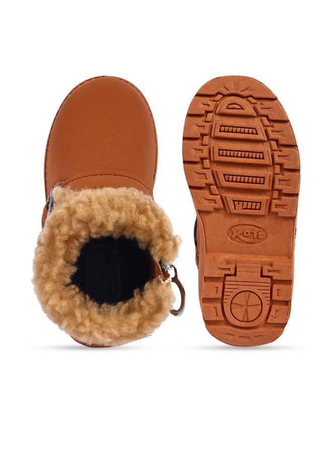 KATS Kids Tan Casual Shoes with Comfort Insole and PVC Sole - Image 5