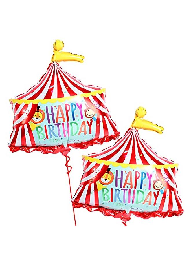 KATCHON Giant 30 Inch Carnival Circus Tent Balloon Carnival Theme Party Decorations | Carnival Balloons For Circus Theme Party Decorations | Circus Balloon For Circus Party Decoration Carnival Decorations - Image 1