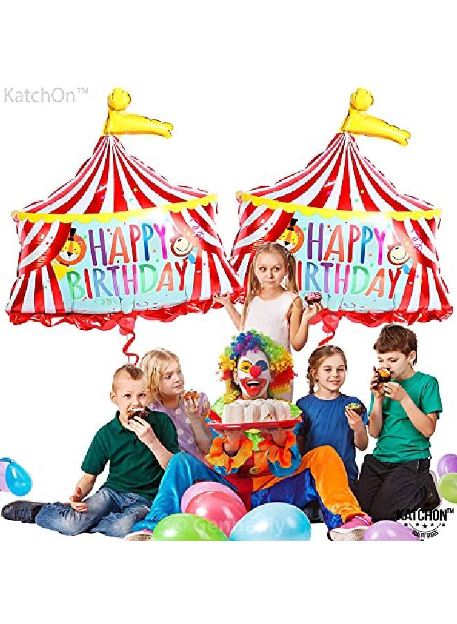 KATCHON Giant 30 Inch Carnival Circus Tent Balloon Carnival Theme Party Decorations | Carnival Balloons For Circus Theme Party Decorations | Circus Balloon For Circus Party Decoration Carnival Decorations - Image 5
