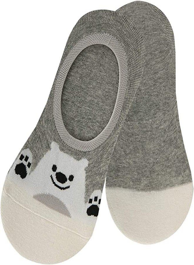 CHACKO Kids cotton Loafer socks - Pack of 4 (Multi-colour and Cute Animal designs) (Designs may vary) (06-13 Years) - Image 3