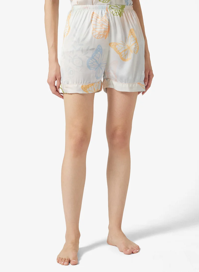 ELLA Printed Pyjama Shorts Set