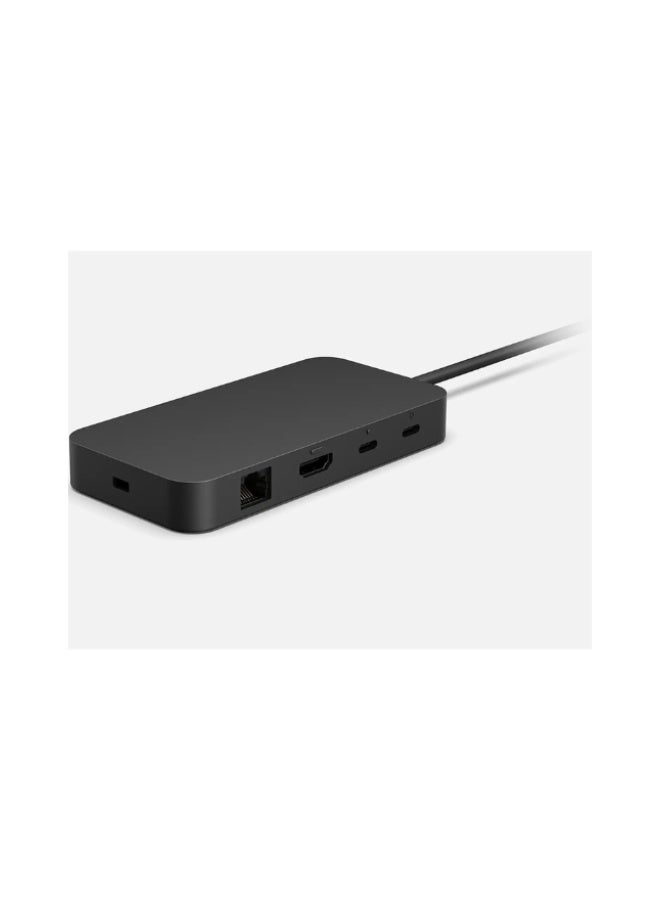 Microsoft Surface USB4 Dock – Gigabit Ethernet, USB C to 2xUSB-C/1xUSB-A/HDMI (65W Power Delivery) - Black - Image 3