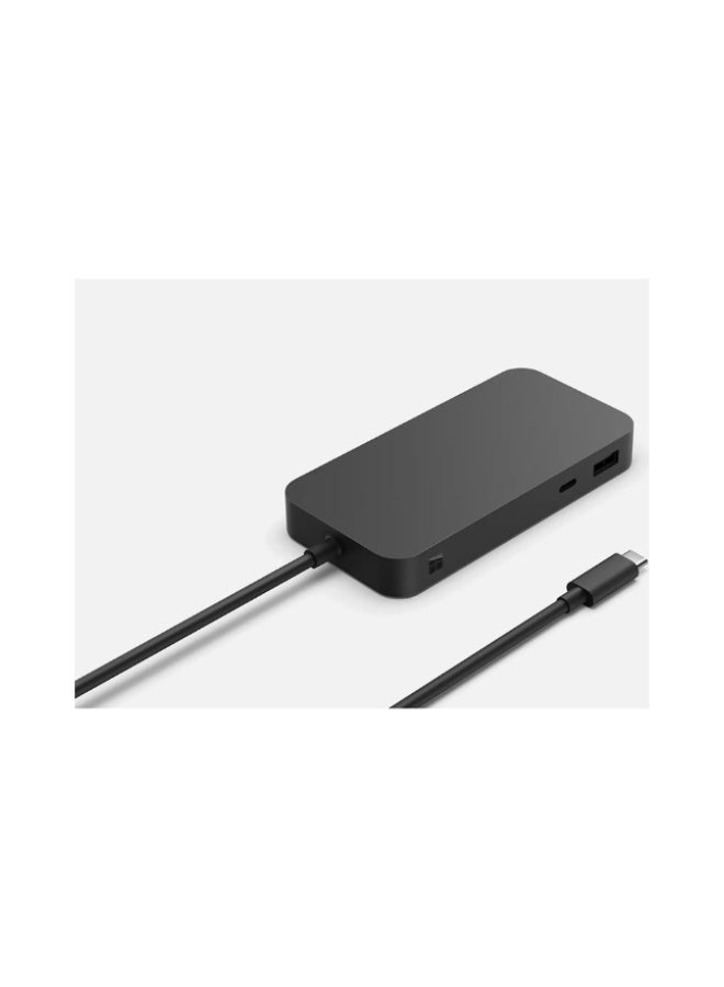Microsoft Surface USB4 Dock – Gigabit Ethernet, USB C to 2xUSB-C/1xUSB-A/HDMI (65W Power Delivery) - Black - Image 2