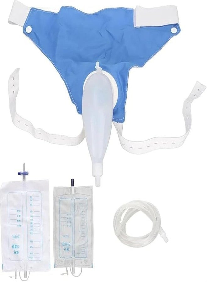 SKYUNION Reusable Silicone Urine Collector for Elderly men wearable urine bag for men urine drainage bag system for Adults male elderly - Image 1