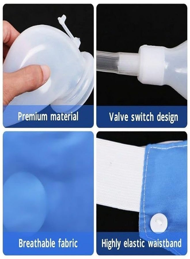 SKYUNION Reusable Silicone Urine Collector for Elderly men wearable urine bag for men urine drainage bag system for Adults male elderly - Image 5