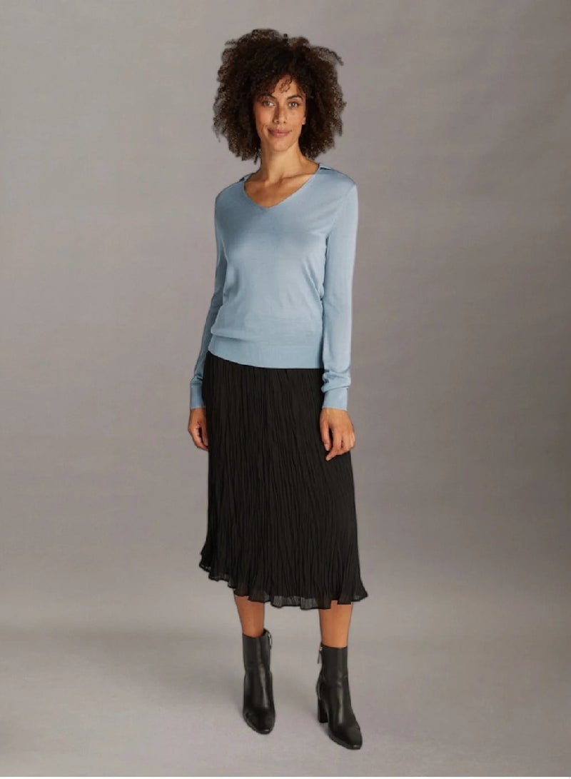 CALVIN KLEIN Acetate Blend Polo Jumper - Image 4