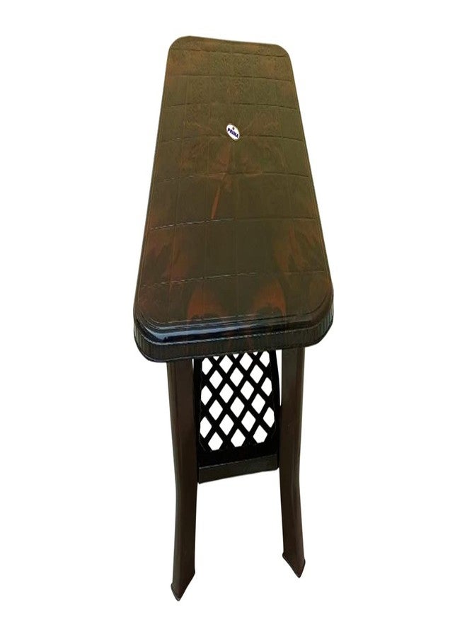 بريما طاولة طعام مركزية Prima 5020، طاولة قهوة/شاي/طاولة شاي للمنزل والمكتب والخارج (لون الكرز) - Image 4