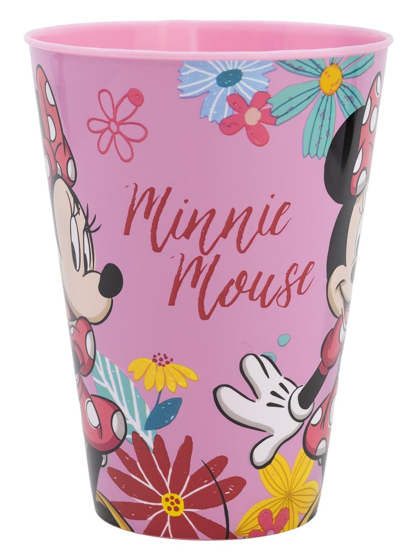 ستور قم بتخزين كوب كبير سهل الاستخدام من البولي بروبلين 430 مل ميني ماوس بمظهر ربيعي - Image 2