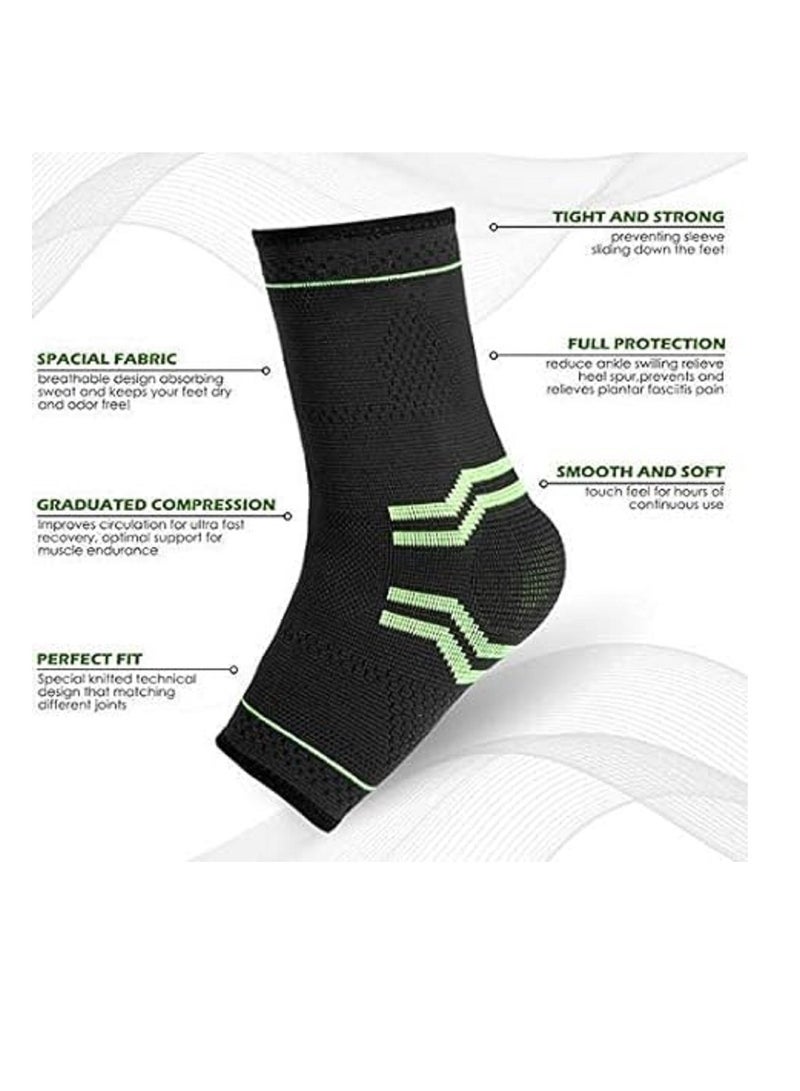 Generic Ankle Brace Active Ankle Support Braces Sleeve with Adjustable Strap - Image 3