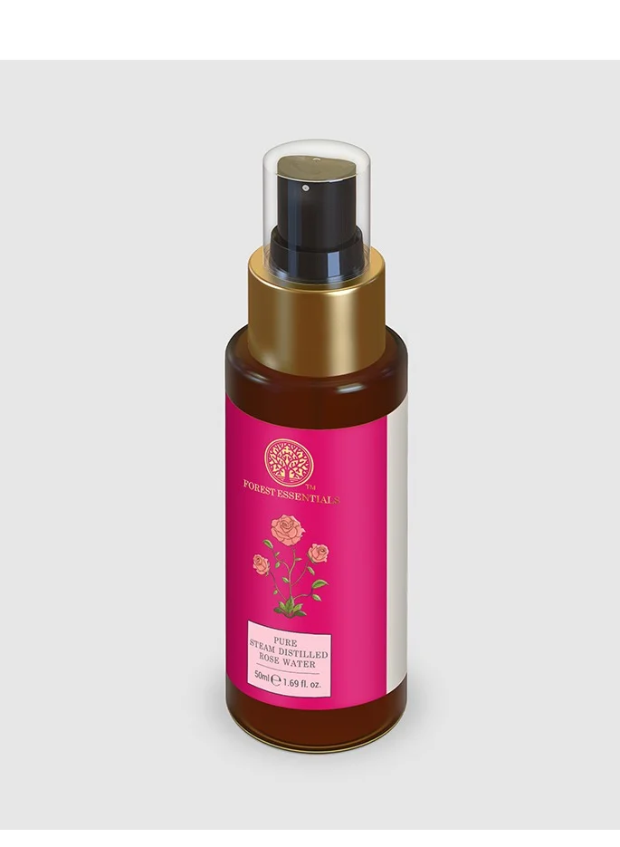 Forest Essentials  Pure Steam Distilled Rose Water, 50ml for Women | Best Price UAE