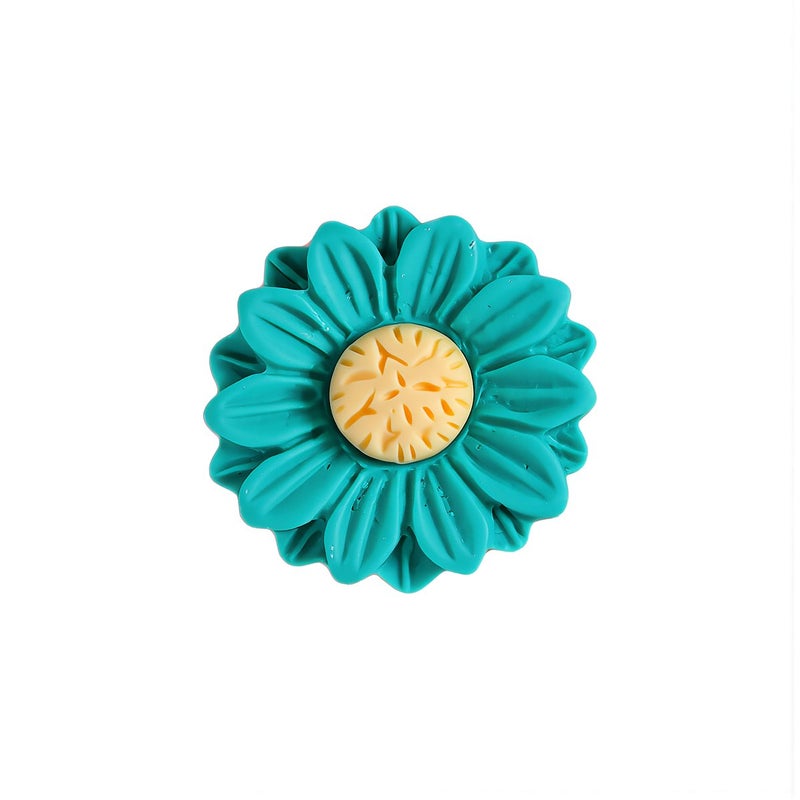 Strong Adhesion Sunflower Resin Charms 18mm Non Fall Off for Shoe Decor Fridge Magnet Project - Image 1